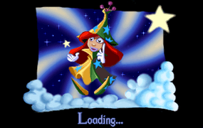 The loading screen for Betilla's Garden.
