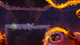Rayman chasing the Dark Teensy.