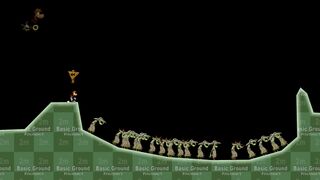 Another exit sign, as seen in one of the unused levels from Rayman Origins.