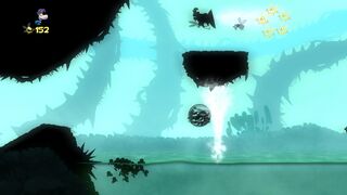 A dark shadow is cast on a certain area.