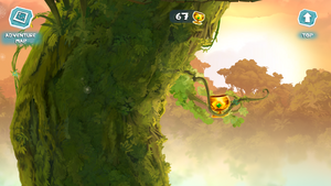 Golden Goblet caught in vine on Sacred Tree.PNG