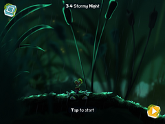 The start of the level.