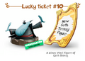 The tenth lucky ticket: a figure of the Goth Teensy.