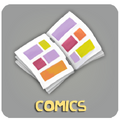 The comics button.