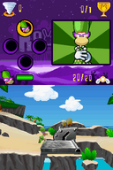 Rayman in his Granny costume.