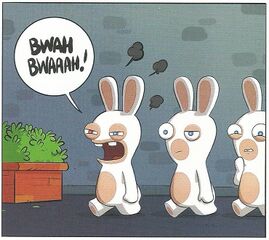 The Rabbid chief in La Classe.