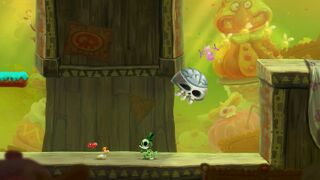 The first bouncing skull in Rayman Legends