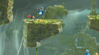 The Glotoad assets shown after having been imported in a modified version of Rayman Legends
