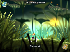 The start of the level.
