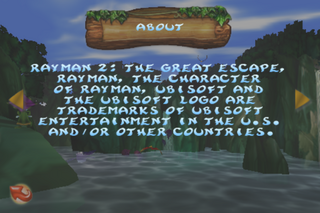 The about page.