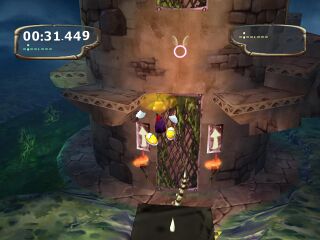 A Purple Lum in Rayman M.