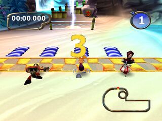 The starting point of the race.