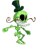 A green mariachi