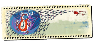 Blue mosquitoes attacking Globox