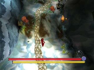 The player controls Razoff. The first part of Commando takes place in an icy landscape. The Hoodmongers are common enemies in the minigame.