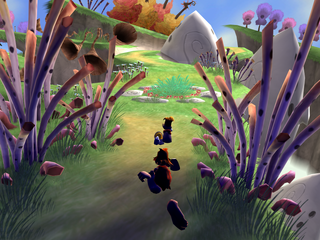 A Band Land-themed open area
