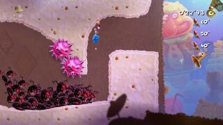 The dark creatures pursuing Rayman.