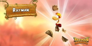 Rayman's Twitter sharing photo in Rayman Adventures.