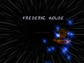 The sparks when the player is controlling the ship.
