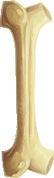 The bone icon which shows whenever the player has no food left.
