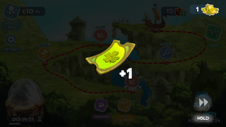A lucky ticket being earned from finishing the daily missions.