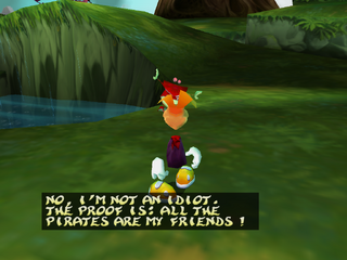 Catastrox saying all the pirates are his friends.