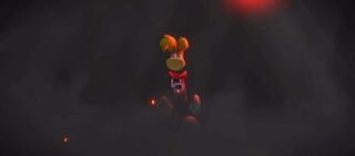 Rayman arriving at the Space Opera Network