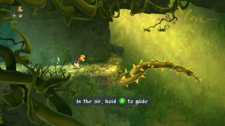 The start of the level.