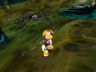 A spider in the Tomb of the Ancients.