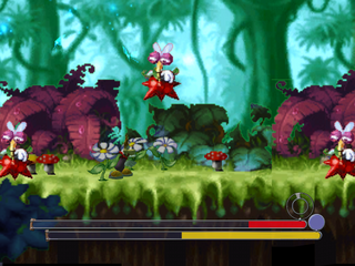 These giant mosquitoes carry prickly fruits, just like Moskito from the original game.