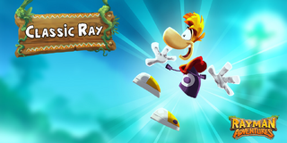 Classic Rayman's Twitter sharing photo in Rayman Adventures.