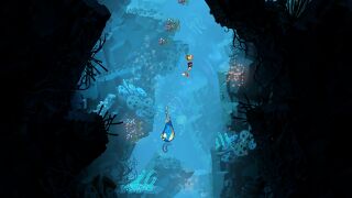 In the trailer for Rayman Origins released at E3 2011, the old design of the friendly fish can be seen.