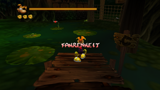 In the first section of the Marshes of Awakening, at the end of the first bridge.