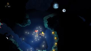 The abyssal firefly krill will help the heroes get through.