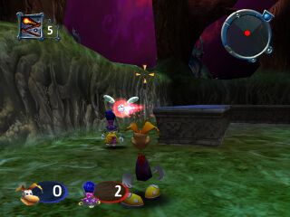 A red Light-Fly, the colour represented for player 2.
