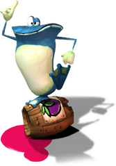 Globox, as he appears in Rayman 3.
