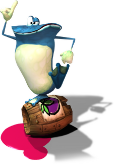 Globox, as he appears in Rayman 3.
