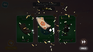 A Felt-Spun Ticket obtained from the Ray-Gnarr's Icy Expedition Event menu.