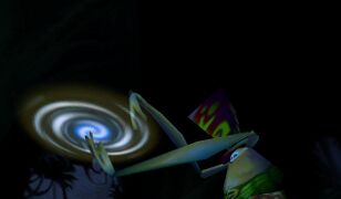 Polokus is coloured differently in the Japanese version of Rayman Revolution