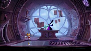 The Magician opens a trapdoor.