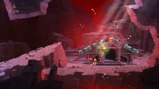 The end of the level.