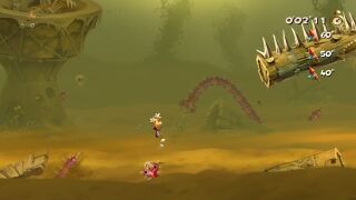 The beginning of the level.