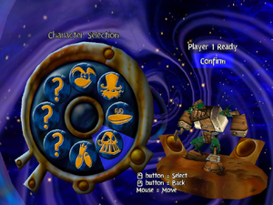 An unused version of the third alternate skin for Henchman 800, hacked into Rayman M.