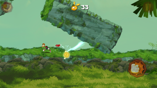 A falling platform.