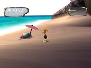 The secret area with Globox in swimwear.