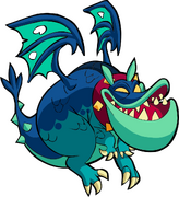 The Forest Dragon sidekick in Brawlhalla