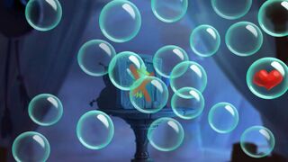 In the Wii U version of Rayman Legends, hearts can be found at random on the gamepad.