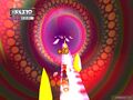 Rayman collecting yellow gems in the Teensie Highway.