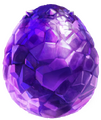 A crystal egg.