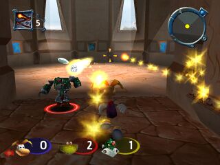 A yellow Light-Fly, the colour represented for player 3.